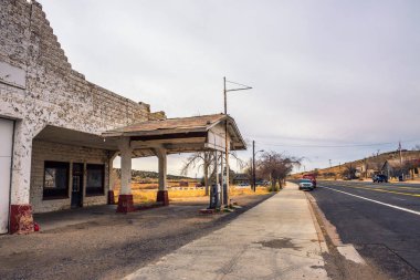 Terk edilmiş benzin istasyonu tarihi Route 66 Arizona