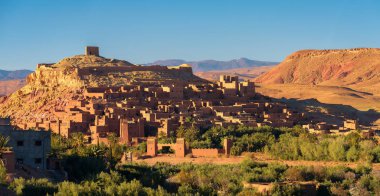 AIT Benhaddou Fas gün batımında