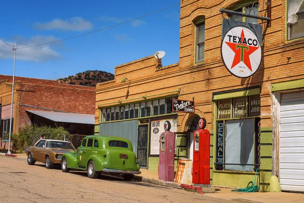 Rue historique Érié à Lowell, qui fait maintenant partie de Bisbee, Arizona — Photo