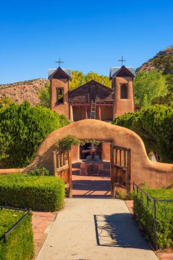 New Mexico'daki el Santuario De Chimayo tarihi Kilisesi