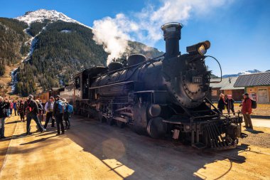 İnsanlar Durango Silverton Silverton dar hat tren için Başlarken