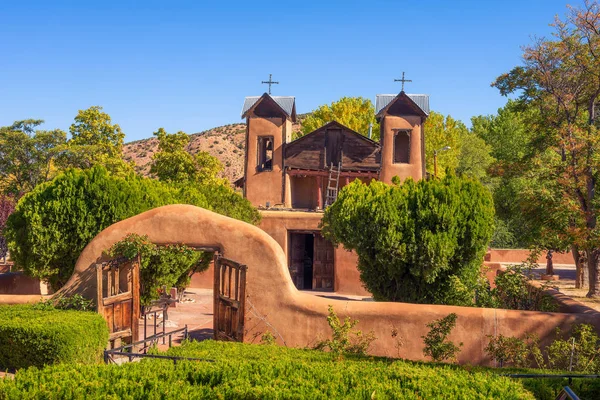 El Santuario De Chimayo Igreja histórica no Novo México — Fotografia de Stock