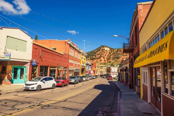 Střed Bisbee v Mezkových horách v Jižní Arizoně — Stock fotografie