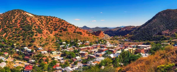 Panorama of Bisbee and the Mule Mountains in Arizona — Stock Photo, Image