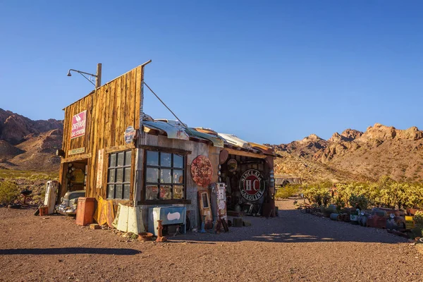 Nelson pueblo fantasma ubicado en el Cañón El Dorado cerca de Las Vegas, Nevada — Foto de Stock