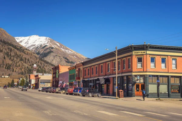 Distrito Histórico de Silverton no Colorado — Fotografia de Stock