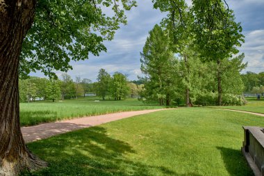 Puşkin Saint Petersburg Müze rezerv Tsarskoye Selo Catherine Park'ta Pavilion Hermitage