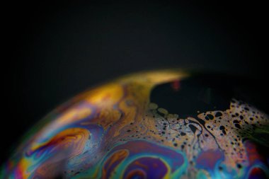 Baloncuk. Soyut kalıplar. Benzersiz sabun kalıbı.