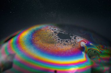 Baloncuk. Soyut kalıplar. Benzersiz sabun kalıbı.