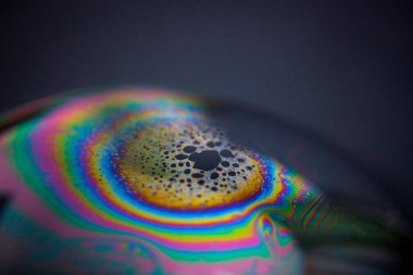 Baloncuk. Soyut kalıplar. Benzersiz sabun kalıbı.