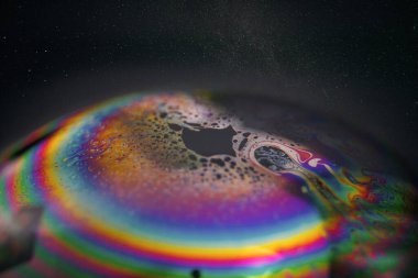 Baloncuk. Soyut kalıplar. Benzersiz sabun kalıbı.