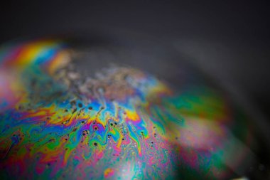 Baloncuk. Soyut kalıplar. Benzersiz sabun kalıbı.