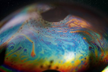 Baloncuk. Soyut kalıplar. Benzersiz sabun kalıbı.