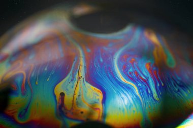 Baloncuk. Soyut kalıplar. Benzersiz sabun kalıbı.