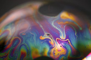 Baloncuk. Soyut kalıplar. Benzersiz sabun kalıbı.