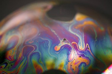 Baloncuk. Soyut kalıplar. Benzersiz sabun kalıbı.