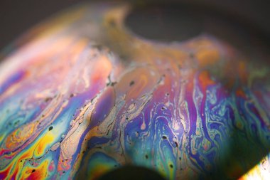 Baloncuk. Soyut kalıplar. Benzersiz sabun kalıbı.