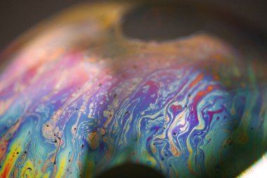 Baloncuk. Soyut kalıplar. Benzersiz sabun kalıbı.