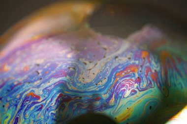 Baloncuk. Soyut kalıplar. Benzersiz sabun kalıbı.