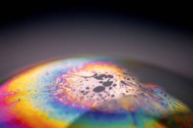 Baloncuk. Soyut kalıplar. Benzersiz sabun kalıbı.