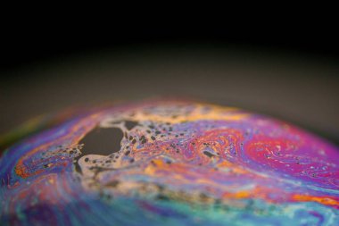 Baloncuk. Soyut kalıplar. Benzersiz sabun kalıbı.