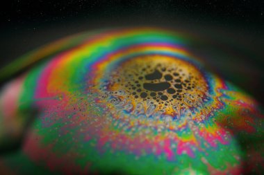 Baloncuk. Soyut kalıplar. Sabun köpüğü boşluk gibidir..