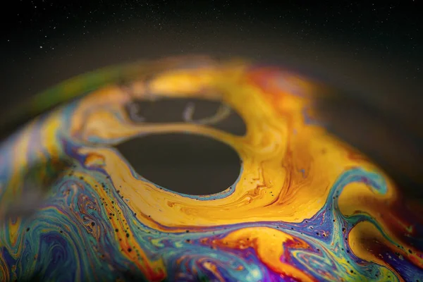 Пузырь Абстрактные Шаблоны Мыльный Пузырь Космос — стоковое фото