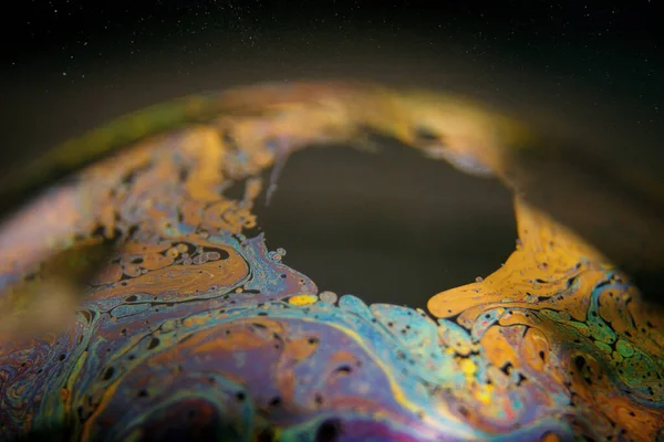 Пузырь Абстрактные Шаблоны Мыльный Пузырь Космос — стоковое фото