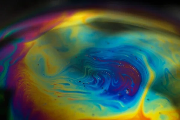 Пузырь Мыльный Узор Крупным Планом Макро Фото — стоковое фото