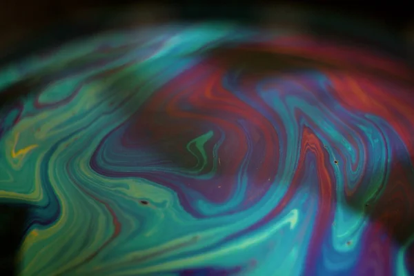 Пузырь Мыльный Узор Крупным Планом Макро Фото — стоковое фото