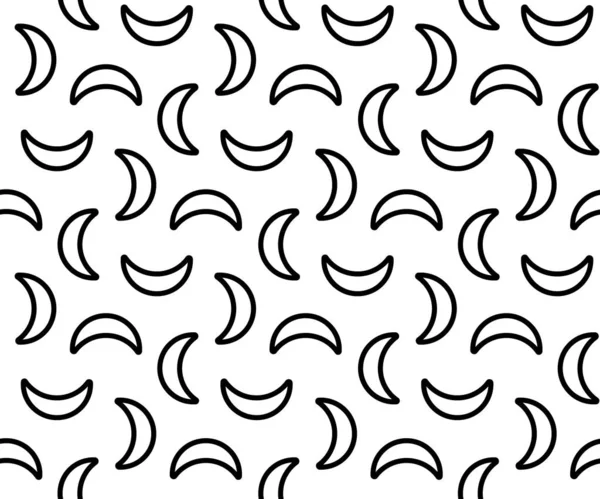 Modèle Graphique Sans Couture Banane Fond Textile Géométrique Abstrait Design — Image vectorielle