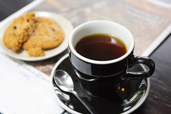 Heiße Kaffeetasse Stockfoto