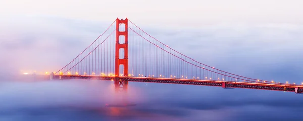 Panoramiczny Widok Mostu Golden Gate San Francisco Stany Zjednoczone Ameryki Zdjęcia Stockowe bez tantiem