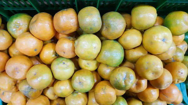 Fruta Naranja Fresca Está Listo Para Comer Vender — Foto de Stock