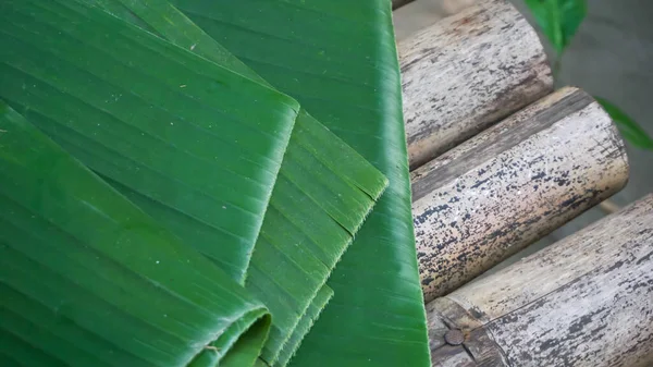 banana leaves for traditional food wrapping