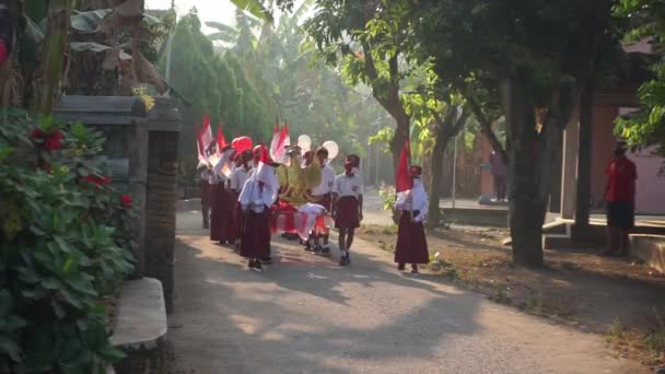 Αυγούστου 2020 Γιογκιακάρτα Ινδονησία Ινδονησιακό Φοιτητικό Καρναβάλι Για Την Ημέρα — Αρχείο Βίντεο