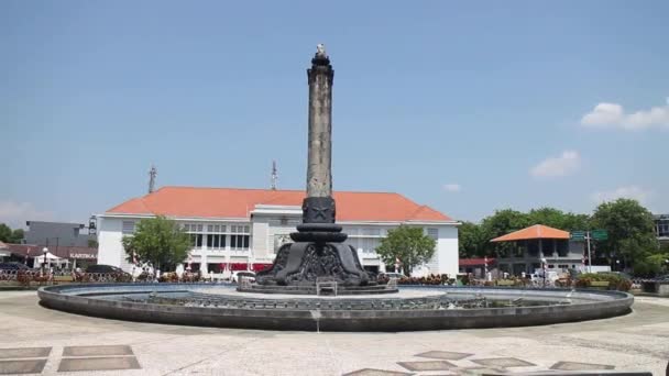 Septiembre 2020 Semarang Indonesia Tugu Muda Monumento Juventud Hito Histórico — Vídeos de Stock