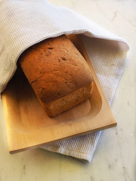 自家製シリアルパンのパン ウンブリア イタリア ヨーロッパ — ストック写真