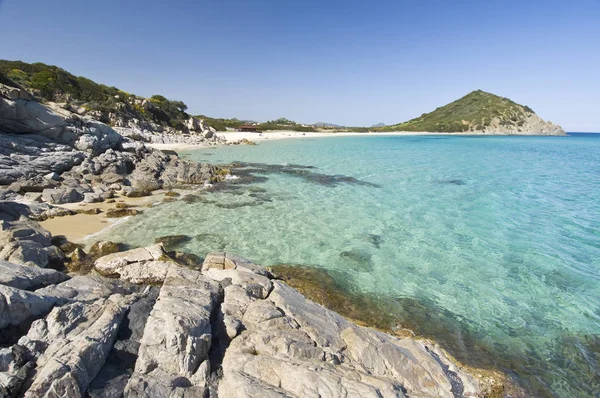 Pláž Monte Turnu Costa Rei Castiadas Cagliari Sardinie Itálie Evropa — Stock fotografie