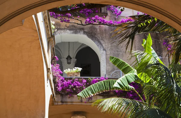 Historické Centrum Positano Pobřeží Amalfi Kampánie Itálie Evropa — Stock fotografie