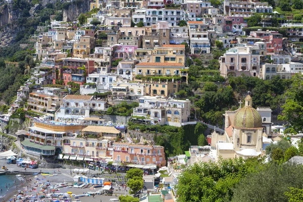 Stadtbild Positano Kampanien Italien Europa — Stockfoto