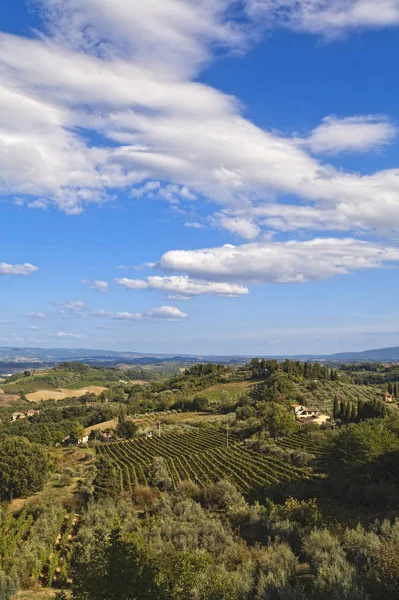 Countryside San Gimignano Tuscany Italy Europe — Stock Photo, Image