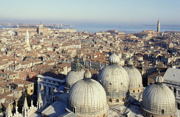 Blick Vom Glockenturm Von San Marco Venedig Venetien Italien — Stockfoto