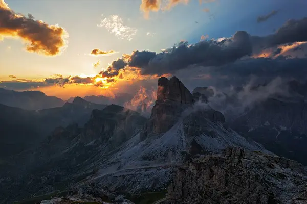 Averau Mount Ampezzo Dolomites Cortina Ampezzo Veneto Italy — Stock Photo, Image