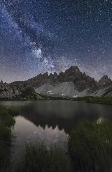 Paterno Mount Laghi Dei Piani Dolomites Trentino Alto Adige Italy — Stock Photo, Image