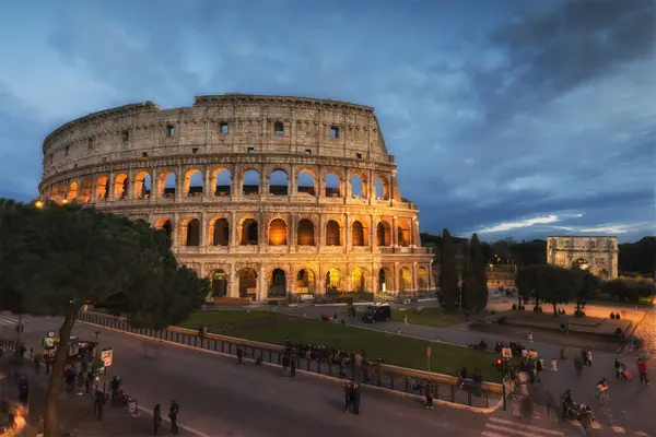 Колізей Всесвітньої Спадщини Юнеско Рим Лаціо Італія Європа — стокове фото