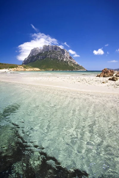 Cala Spalmatore Cape Isola Molara Tavolara Islands Porto San Paolo — Stock Photo, Image