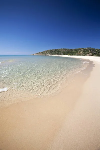 Spiaggia Monte Cogoni Beach Chia Domus Maria Sardinien Italien Europa — Stockfoto