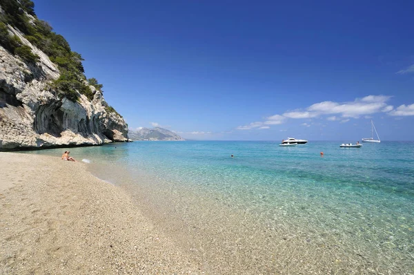 Baie Cala Luna Golfe Orosei Dorgali Sardaigne Italie Europe — Photo