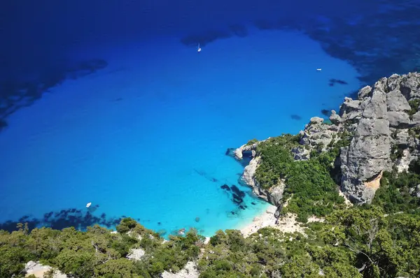 Cala Goloritz Bay View Baunei Ogliastra Sardinien Italien Europa — Stockfoto